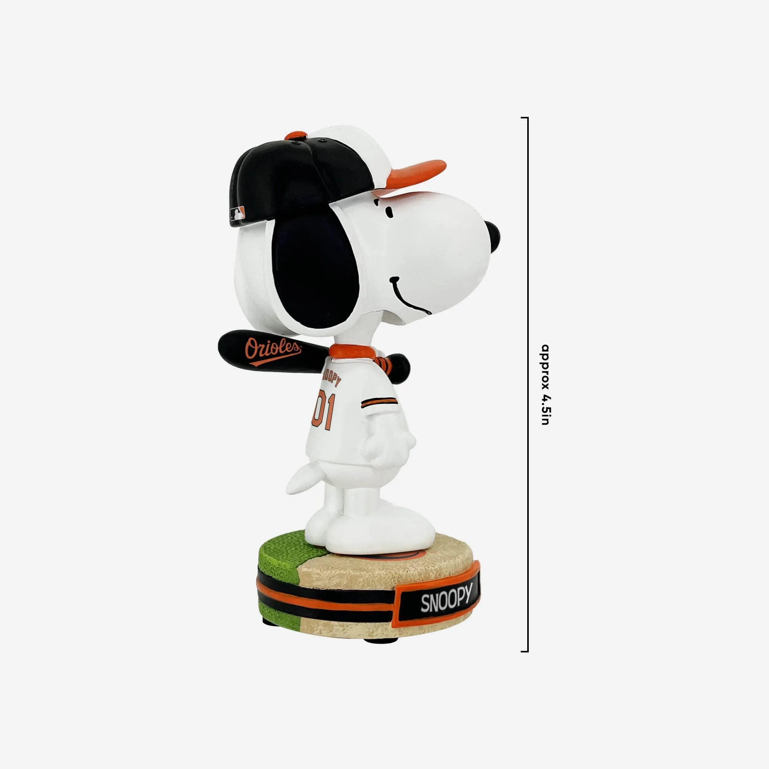 Baltimore Orioles Snoopy Peanuts Mini Bighead Bobblehead