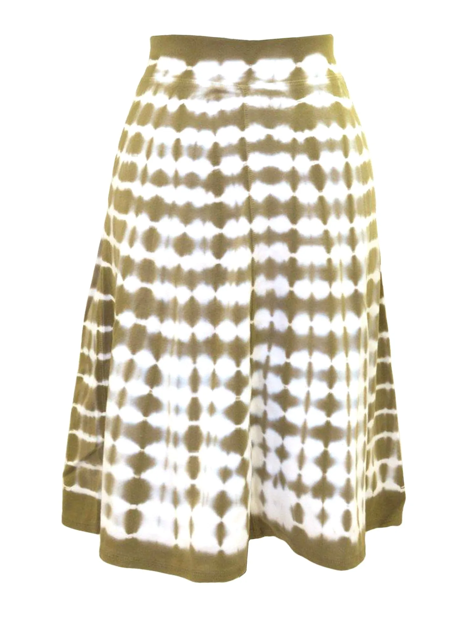 Hard Tail Flat Waist Knee Skirt B-145