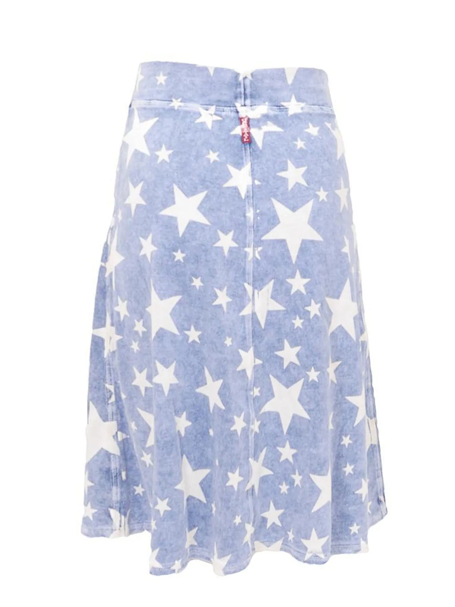 Hard Tail Flat Waist Knee Skirt B-145