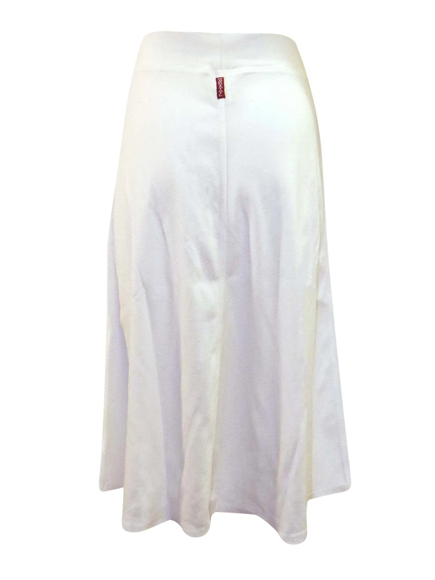 Hard Tail Flat Waist Knee Skirt B-145