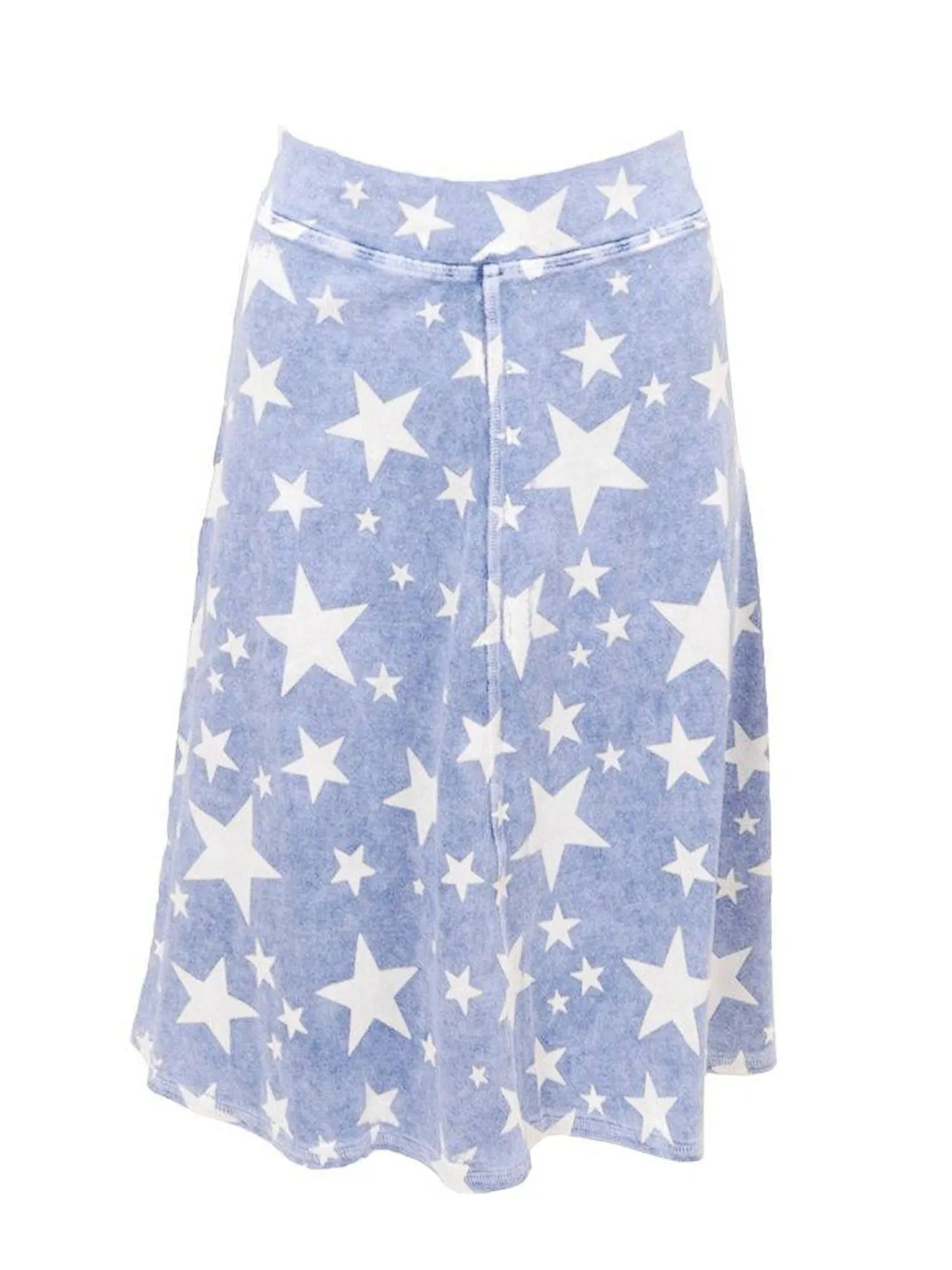 Hard Tail Flat Waist Knee Skirt B-145