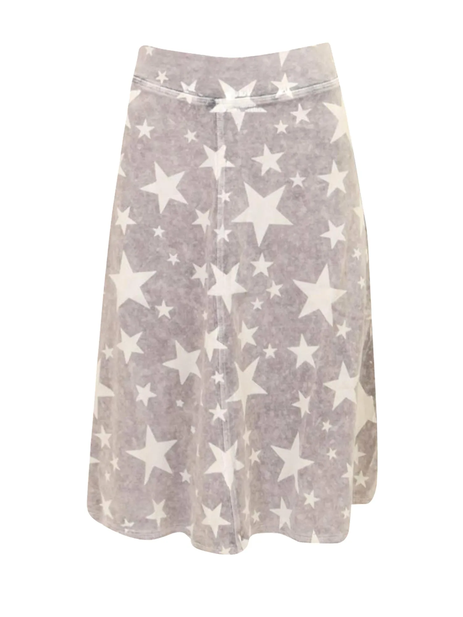 Hard Tail Flat Waist Knee Skirt B-145