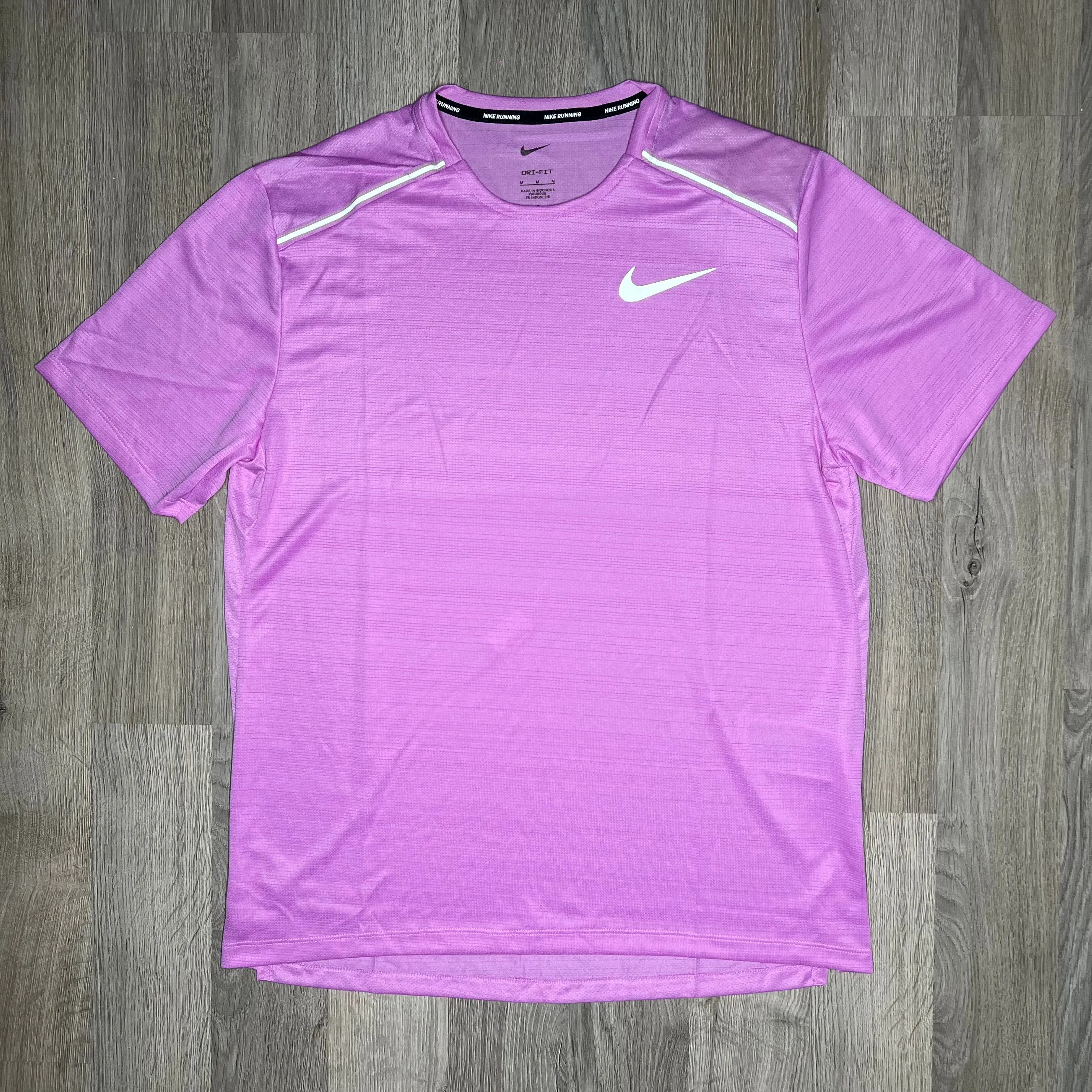 Nike Miler & Flex Stride Set - Tee & Shorts - Rush Fuchsia / Black